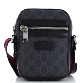 Gucci Web Strap Front Zip