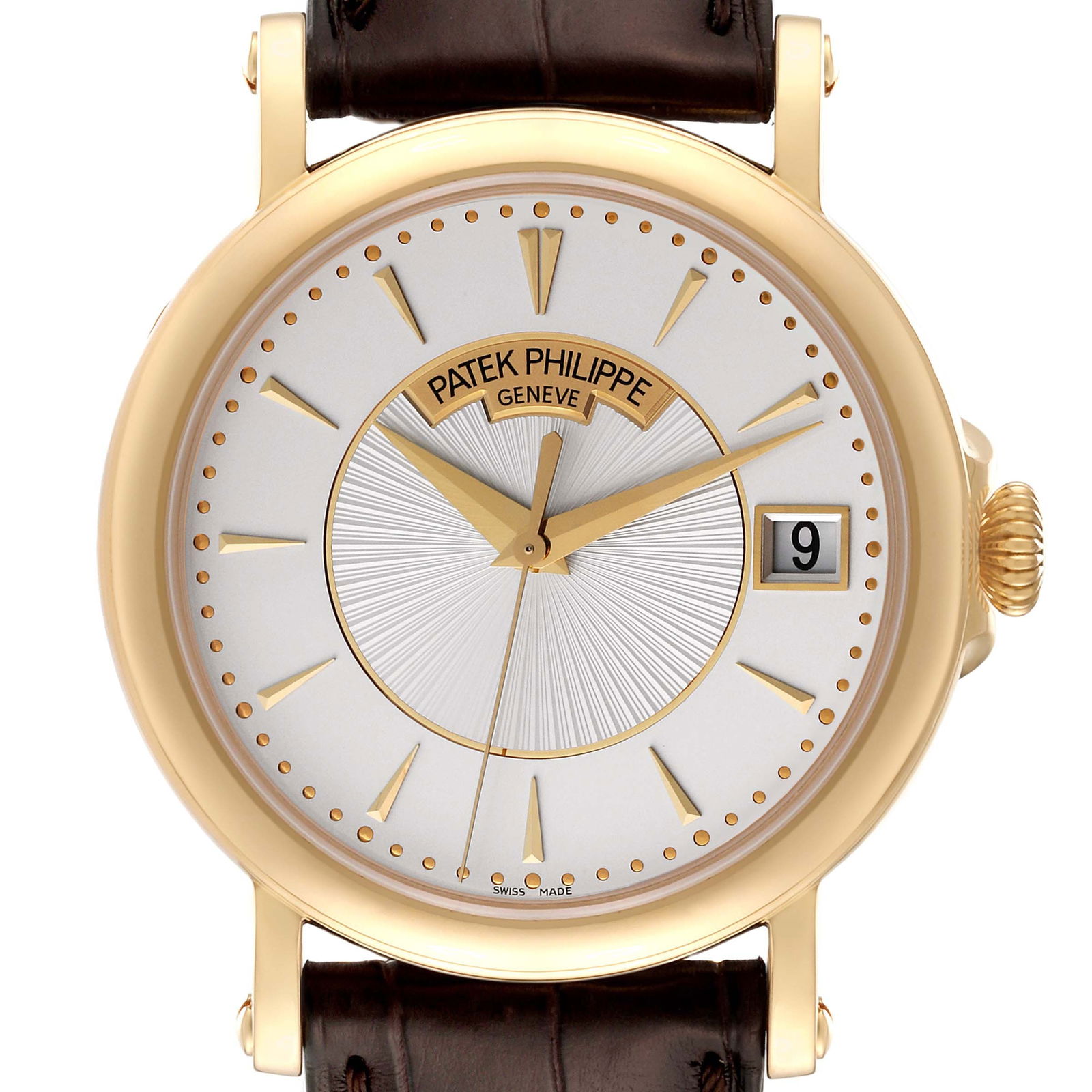 Patek Philippe Calatrava Yellow Gold: Patek Philippe Calatrava Yellow Gold SKU no: RBJ59895 Brand: Patek Philippe Model Name: Patek Philippe Calatrava Yellow Gold Silver Dial Watch 5153J Papers Model Number: 5153J-001 Year: 2020 Seri