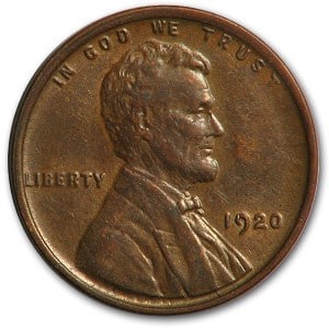 1920 Lincoln Cent XF: 1920 Lincoln Cent XF SKU no: RBJ8316 Year: 1920 Grade: Extra Fine Grade Service: None Denomination: $0.01 Mint Mark: P - Philadelphia (Not Shown) Metal Content: 0 troy oz Puri