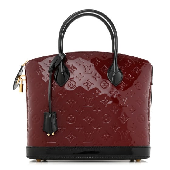 Louis Vuitton Vernis Lockit PM: Louis Vuitton Vernis Lockit PM Griotte SKU no: RBJ1388091 Brand: LOUIS VUITTON Condition: Very Good Condition Details: Handle: Edge wear, creases, Hardware: Plating wear, faint scratch(es), Exterior: 