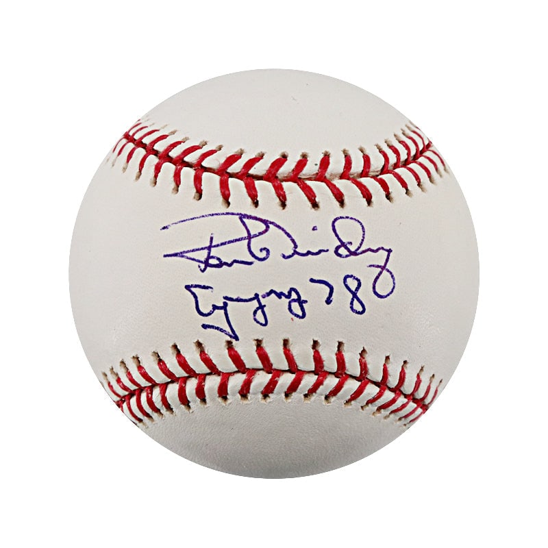 ron gator guidry autographed signed inscribed cy young 78 bud selig OML baseball (JSA COA #ap51497): ron gator guidry autographed signed inscribed cy young 78 bud selig OML baseball (JSA COA #ap51497) Ron Gator Guidry Autographed Signed Inscribed Cy Young 78 Bud Selig OML Baseball (JSA COA #AP51497)