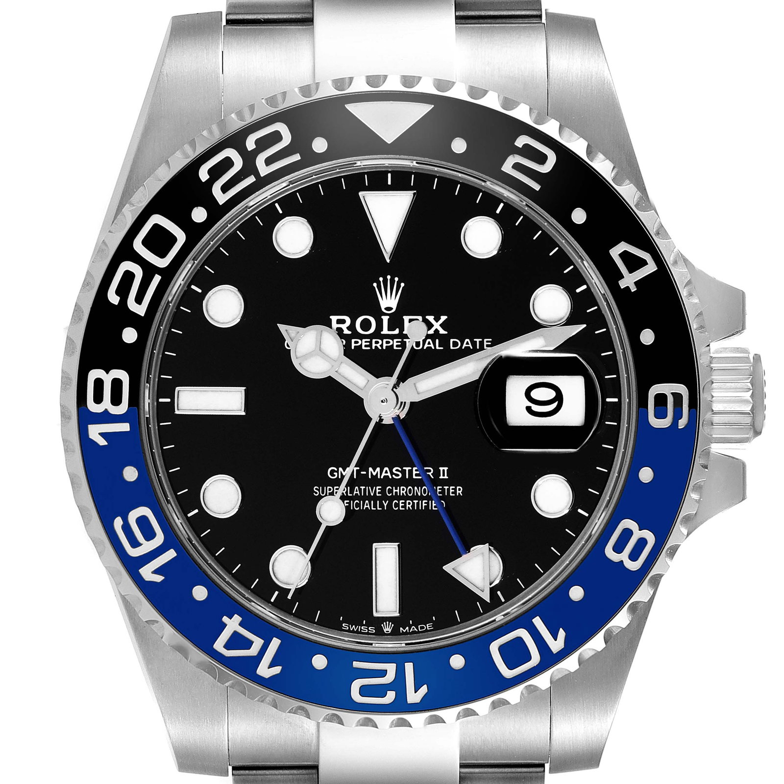 Rolex GMT Master II Black Blue Batman Bezel Steel Watch 126710 Box Card: Rolex GMT Master II Black Blue Batman Bezel Steel Watch 126710 Box Card SKU no: RBJ59252 Brand: Rolex Model Name: Rolex GMT Master II Black Blue Batman Bezel Steel Watch 126710 Box Card Model Number: