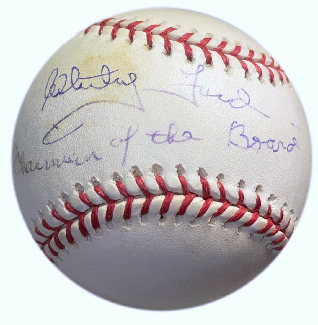 WHITEY FORD SIGNED & INSCRIBED "CHAIRMAN OF THE BOARD" MLB SELIG BASEBALL w/ COA: WHITEY FORD SIGNED & INSCRIBED "CHAIRMAN OF THE BOARD" MLB SELIG BASEBALL w/ COA WHITEY FORD SIGNED & INSCRIBED "CHAIRMAN OF THE BOARD" MLB SELIG BASEBALL w/ COA SKU no: RBJ7243163566168