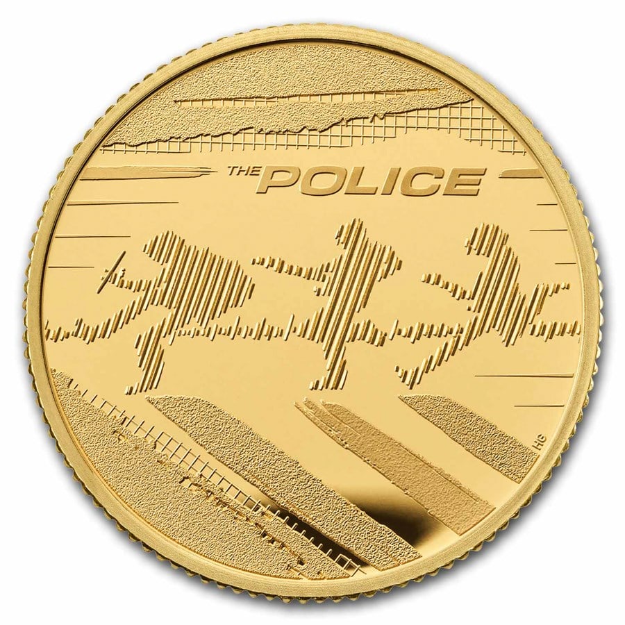 2023 GB 1/4 oz Gold 25: 2023 GB 1/4 oz Gold 25 Prf Music Legends: The Police w/Box & COA SKU no: RBJ281357 Year: 2023 Grade: Proof Grade Service: None Denomination: 25 Pounds Mint Mark: Not Shown Metal Content: