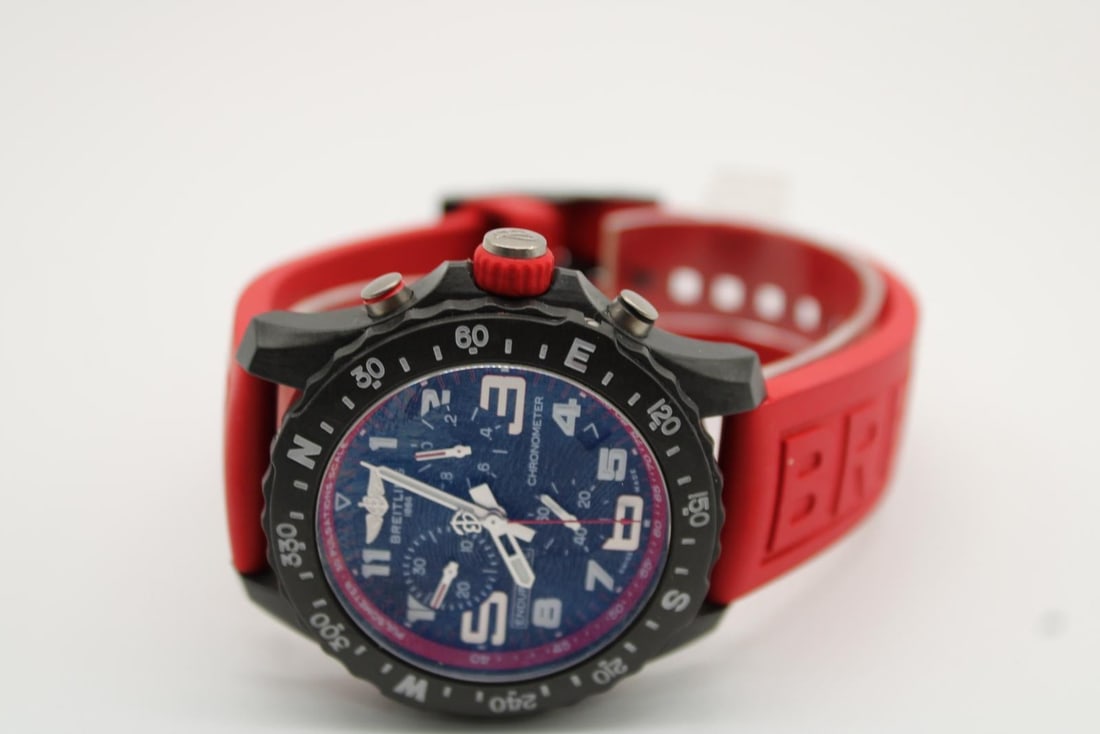 Breitling Endurance Pro X82310 Watch,: Breitling Endurance Pro X82310 Watch, Brand: Breitling Strap Material: Rubber Case Shape: Round Movement: Quartz Case Dimensions: Height: 1.74 in (44 mm) Width: 1.74 in (44 mm) Diameter: 1.74 in (44 m
