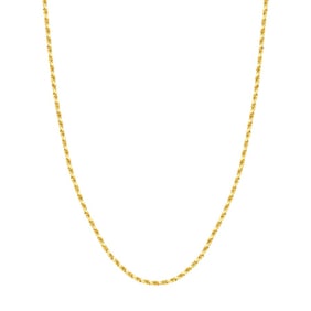 14K Yellow Gold 3 mm Rope