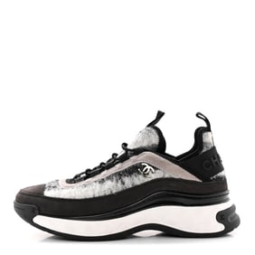 Chanel Fabric Suede Calfskin CC