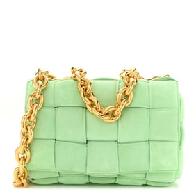 Bottega Veneta Suede Maxi Intrecciato