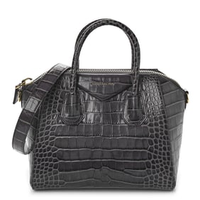 Givenchy Calfskin Crocodile Embossed Small