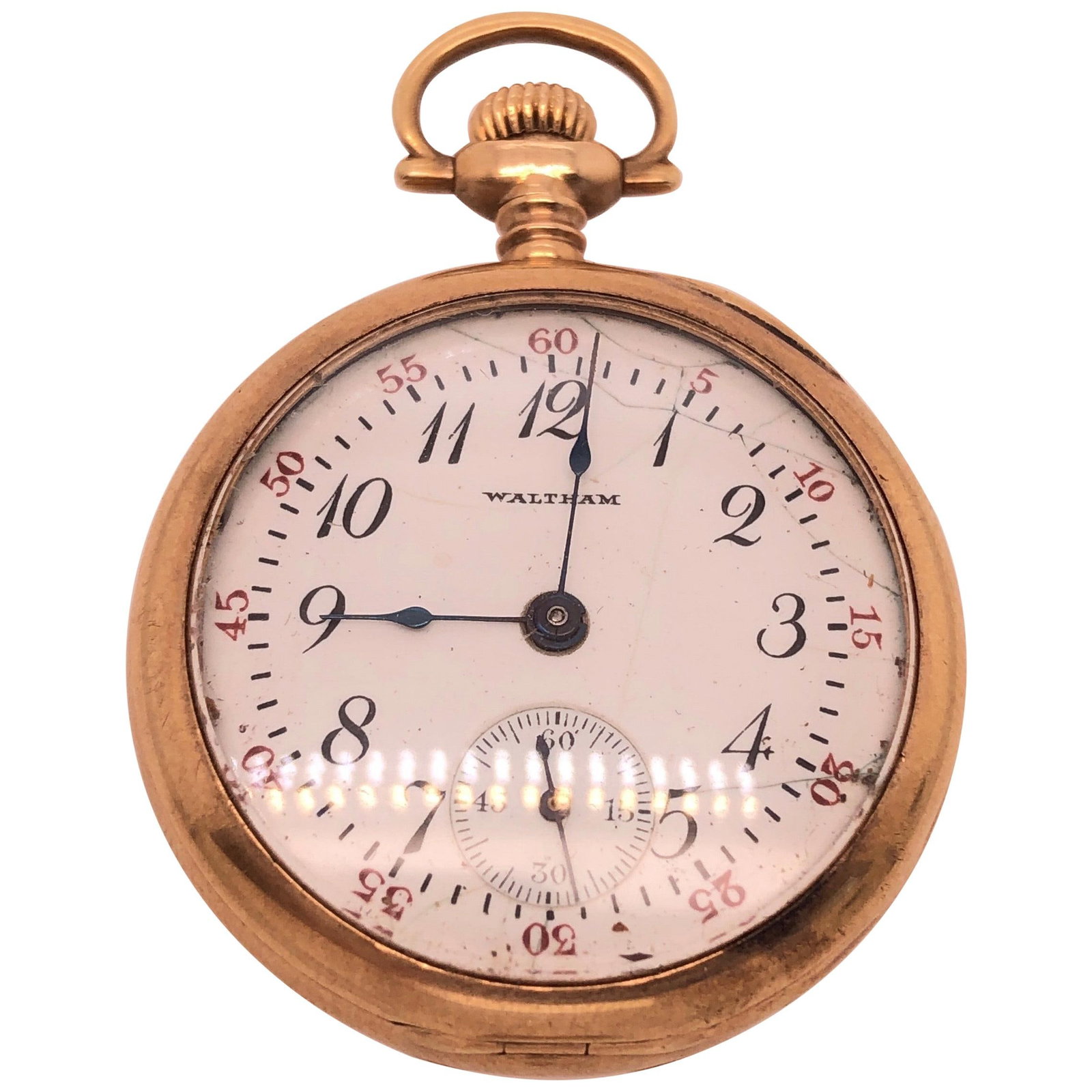 14KT Yellow Gold Filled American: 14KT Yellow Gold Filled American Brand: American Waltham Watch Co. Metal: 14k Gold, Yellow Gold, Gold-filled Dimensions: Diameter: 1.19 in (30 mm) Style: Art Deco Place of Origin: United States Pe