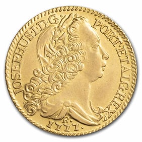 1777-R Brazil Gold 6400 Reis Jose