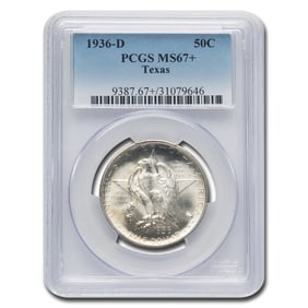 1936-D Texas Independence Centennial Half Dollar