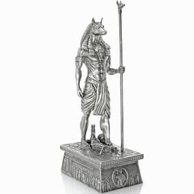 13 oz Antique Finish Anubis Silver