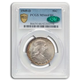 1949-D Franklin Half Dollar MS-66 PCGS