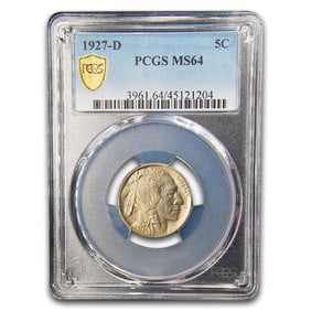 1927-D Buffalo Nickel MS-64 PCGS