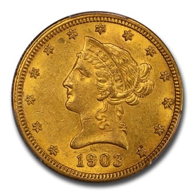 1903-O $10 Liberty Gold Eagle AU-55
