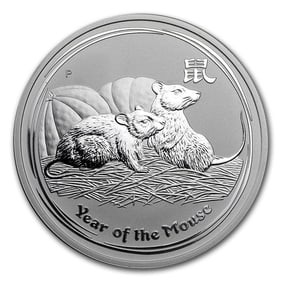 2008 Australia 2 oz Silver Year