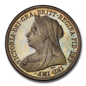 1893 Great Britain Silver Shilling Victoria