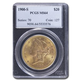 1900-S $20 Liberty Gold Double Eagle