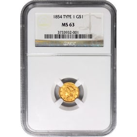 Pre-33 $1 Liberty Gold Coin (Type