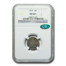1879 Liberty Seated Dime MS-66+ NGC