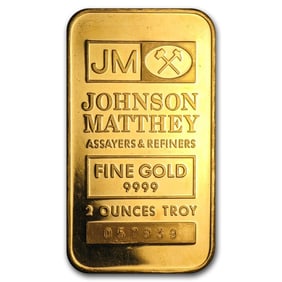 2 oz Gold Bar - Johnson