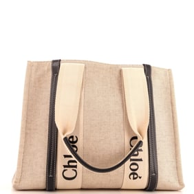 Chloe Woody Tote Canvas with