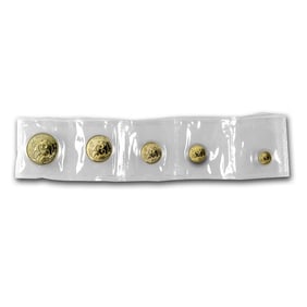 1990 China 5-Coin Gold Panda