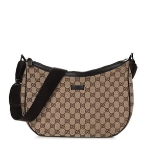 Gucci Monogram Medium Half Moon
