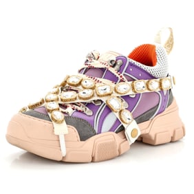 Gucci Flashtrek Sneakers Fabric and