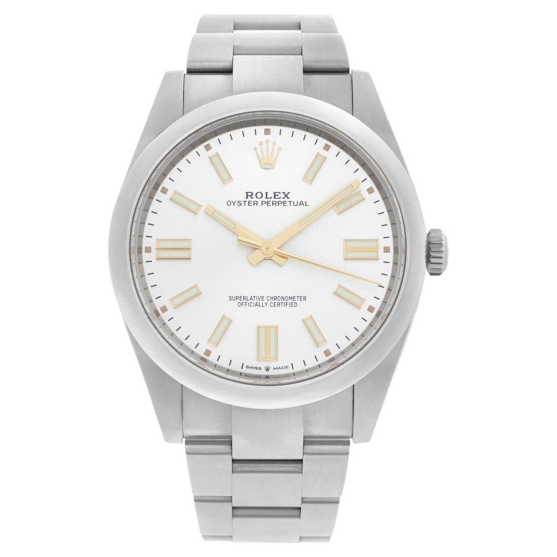 Rolex Oyster Perpetual 124300 Automatic: Rolex Oyster Perpetual 124300 Automatic Watch Stainless Steel Silver Brand: Rolex Case Material: Silver, Steel, Stainless Steel Case Shape: Round Movement: Automatic Case Diions: Width: 1.62 in (41 mm