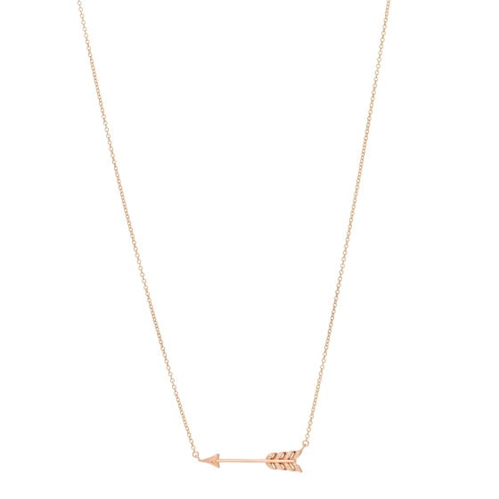Tiffany Rubedo Arrow Pendant Necklace: Tiffany Rubedo Arrow Pendant Necklace SKU no: RBJ1412287 Brand: TIFFANY Condition: Very Good Condition Details: Hardware: Scratch(es) Length: 18 in Pendant: 8 mm Width: 28 mm Th