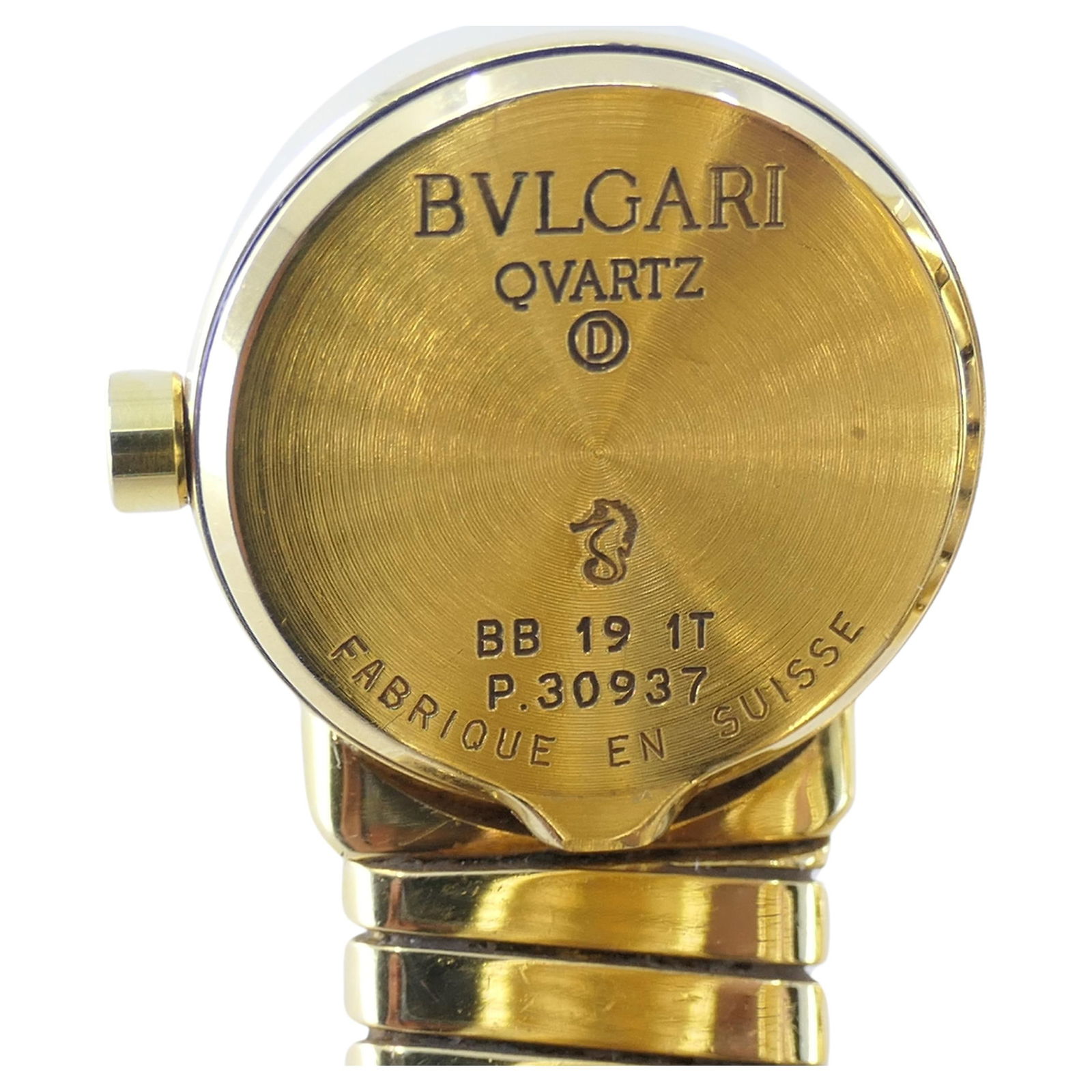 Vintage Bulgari Tubogas Gold Wrap: Vintage Bulgari Tubogas Gold Wrap Watch BB19 Original Box BRAND: Bulgari Case Material: Gold, 18k Gold, Yellow Gold Weight: 146.2 g Strap Material: Gold Case Shape: Round Movement: Quartz
