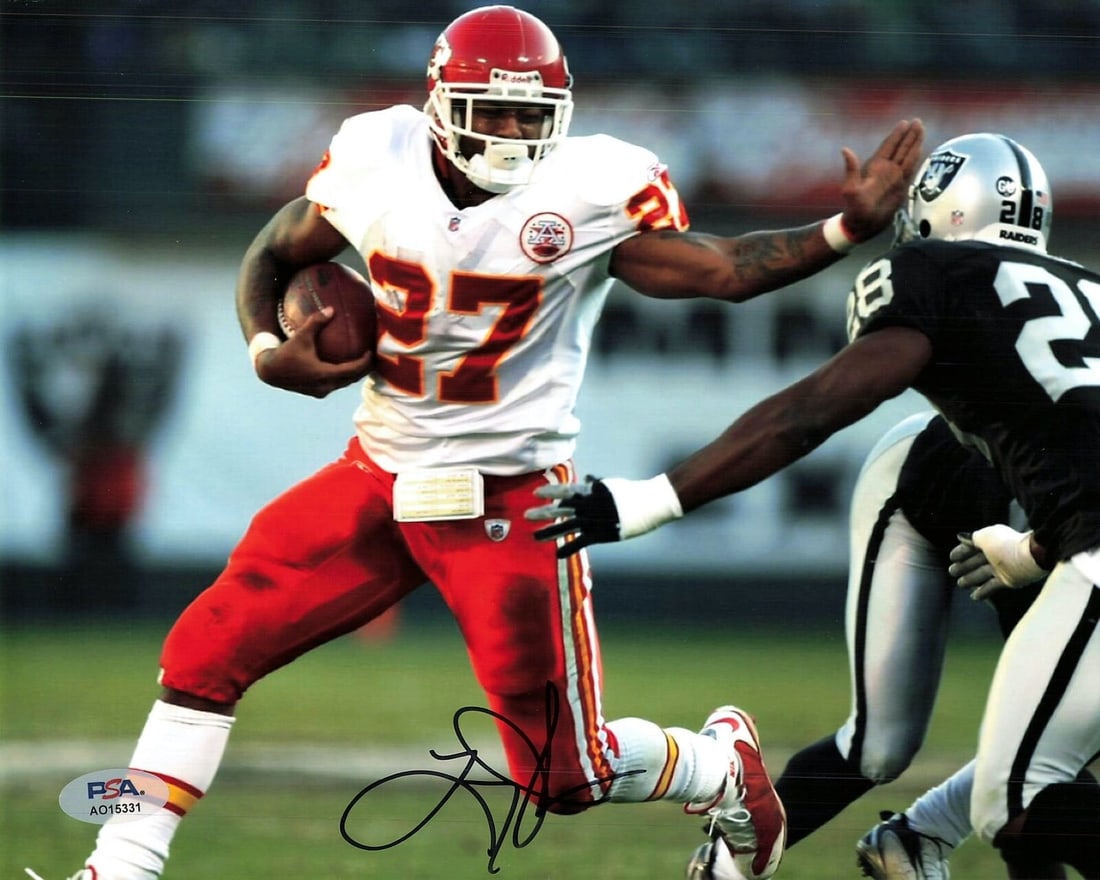 larry johnson signed 8x10 photo: larry johnson signed 8x10 photo PSA/DNA kansas city chiefs autographed Larry Johnson signed 8x10 photo PSA/DNA Kansas City Chiefs Autographed SKU no: 7891145424984