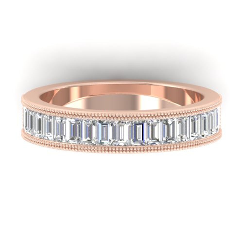 1.50 ctw Baguette VS/SI Diamond Art Deco Eternity 14k Rose Gold: 1.50 ctw Baguette VS/SI Diamond Art Deco Eternity 14k Rose Gold Item: Diamond Wedding Ring Total Gem weight: 1.5 carats Metal: Solid 14k Rose Gold Gold Product Weight: Approx. 6.1 grams Jewelry N