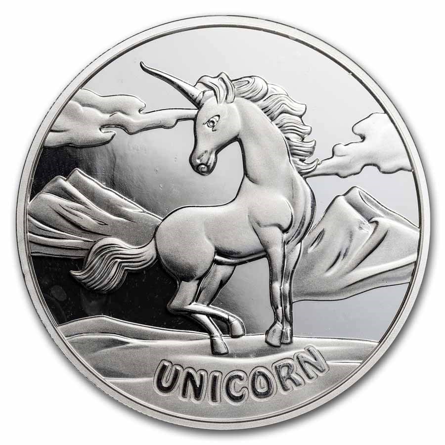 2023 Fiji 1 oz Silver: 2023 Fiji 1 oz Silver Mythical Creatures - Unicorn SKU no: RBJ290814 Year: 2023 Grade: Brilliant Unc Grade Service: None Denomination: 50 Cents Mint Mark: Not Shown Metal Content: 1 troy