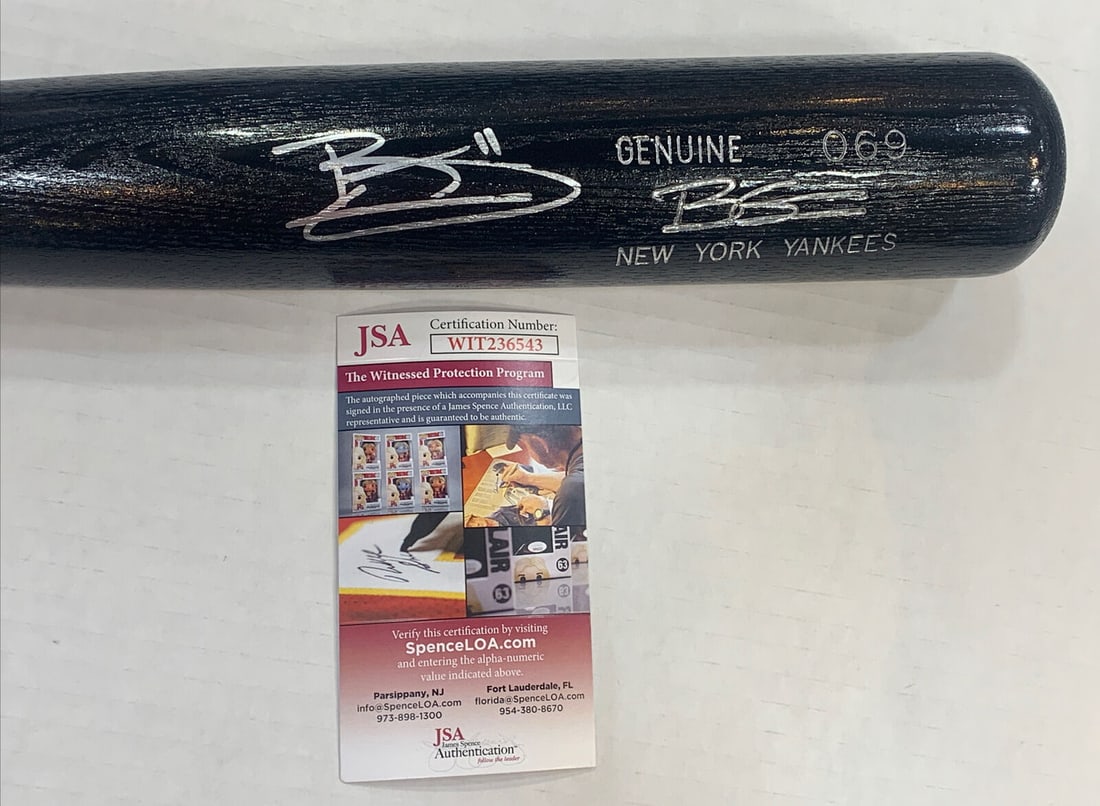 Brett Gardner Yankees Signed Game: Brett Gardner Yankees Signed Game MODEL BAT Louisville #11 Autograph JSA COA Brett Gardner Yankees Signed Game MODEL BAT Louisville i??#11 Autograph JSA COA SKU no: RBJ7347849592920