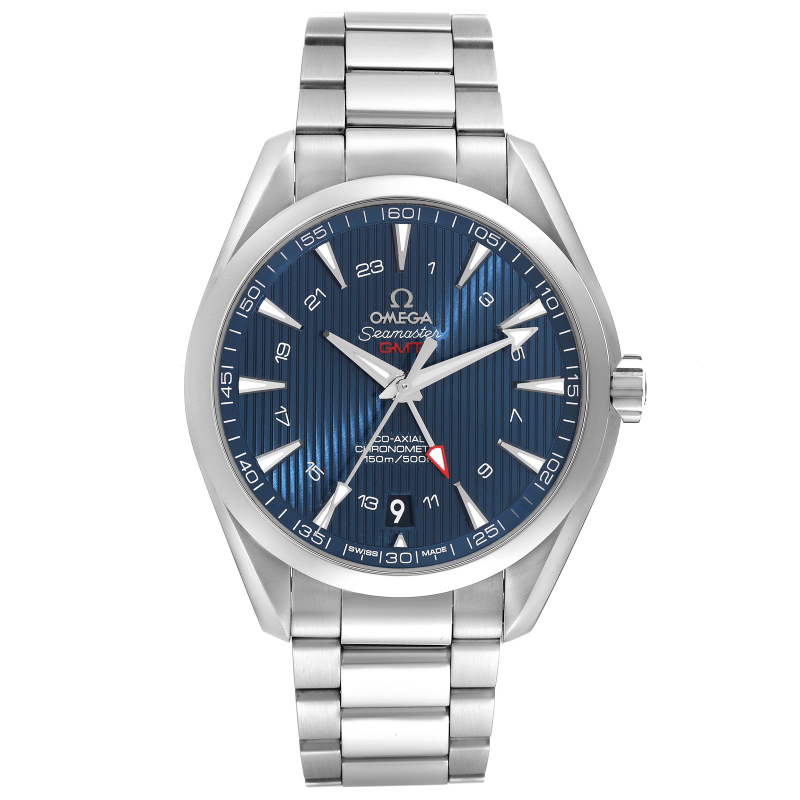Omega Seamaster Aqua Terra GMT: Omega Seamaster Aqua Terra GMT Steel Watch 231.10.43.22.03.001 Box Card SKU no: RBJ62839 Brand: Omega Model Name: Omega Seamaster Aqua Terra GMT Steel Watch 231.10.43.22.03.001 Box Card Model Number: 