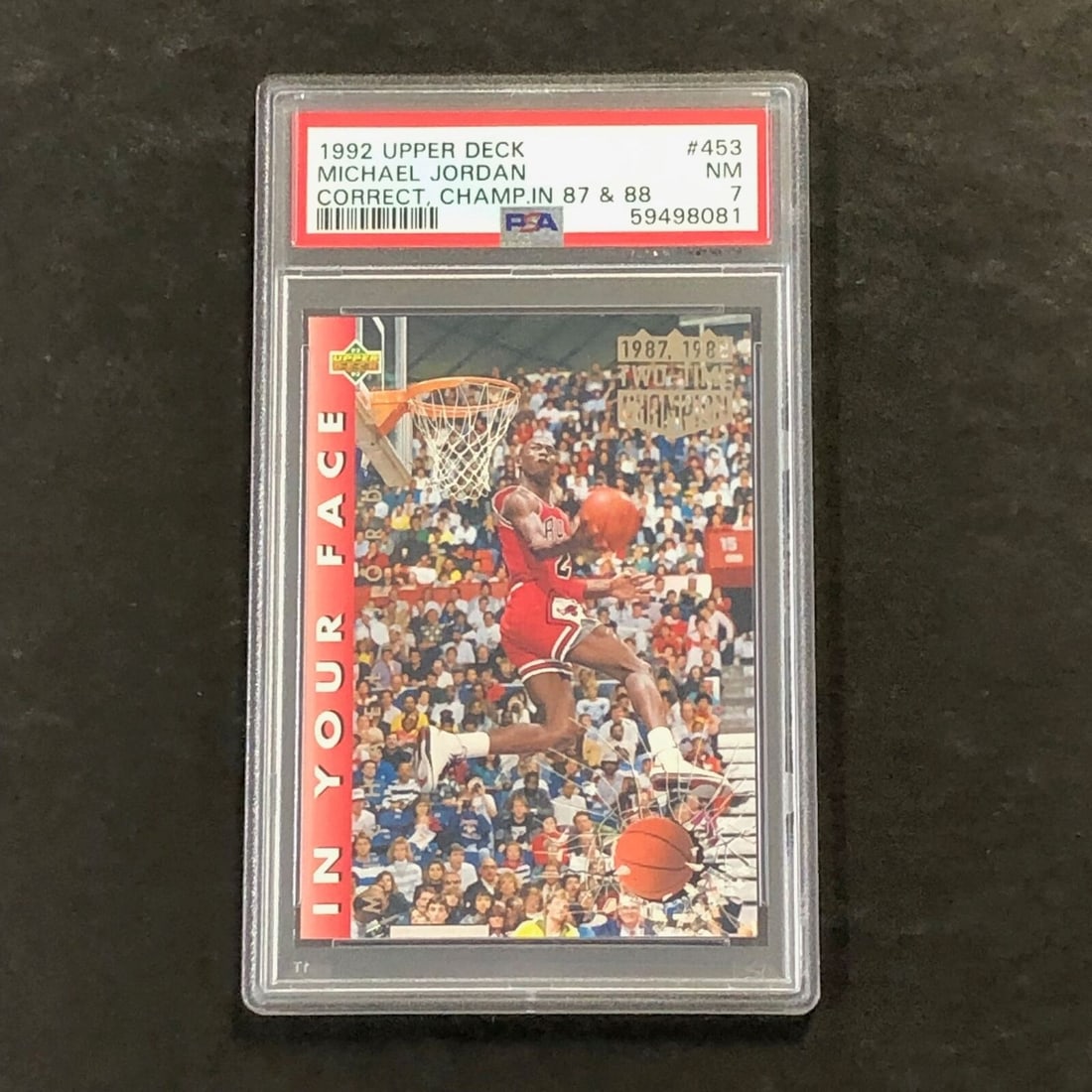 1993 Upper Deck #204 Michael: 1993 Upper Deck #204 Michael Jordan PSA 6 EX-MT Bulls 1993 Upper Deck #204 Michael Jordan PSA 6 EX-MT Bulls SKU no: RBJ7344762323032