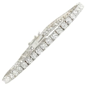 9.00 CTW Diamond 14K White Gold Bracelet