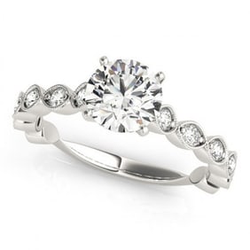 1.25 ctw Certified VS/SI Diamond Ring 18k White Gold