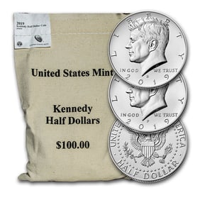 2019-P&D Kennedy Half Dollar 200-Coin