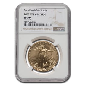 2022-W 1 oz Burnished Gold