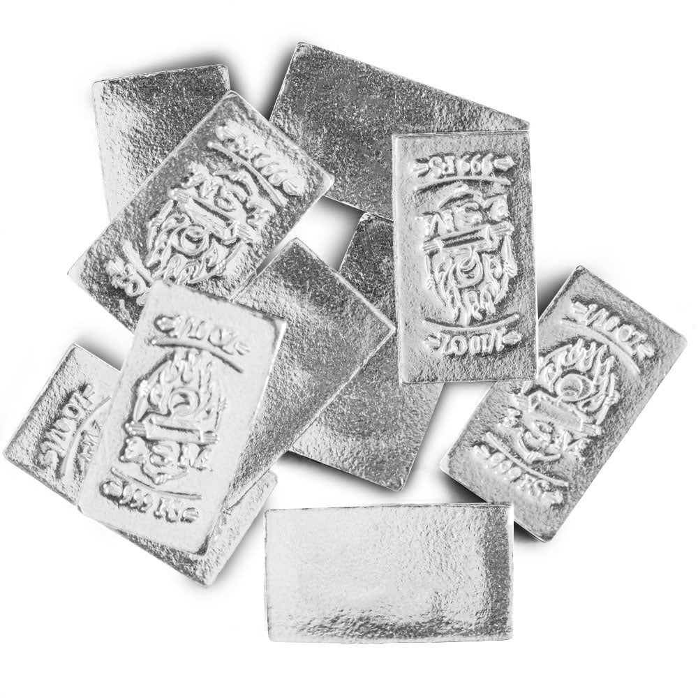 1/10 oz Local Silver Mint: 1/10 oz Local Silver Mint Barter Bag (10 Bars, New) SKU no: RBJ5407834 Mint Mark: Not Shown Purity: .999 Manufacturer: Local Silver Mint Thickness: .8 mm Condition: New Edge Design: Smoot