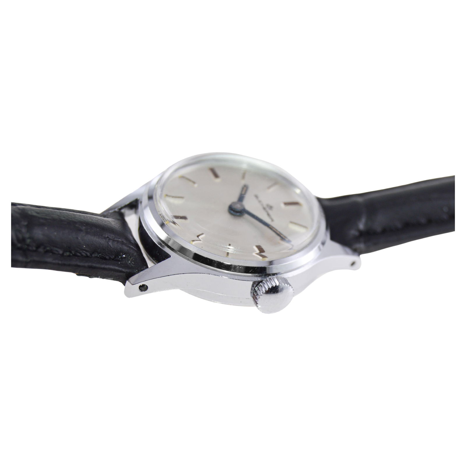 Bucherer Stainless Steel Ladies Sport: Bucherer Stainless Steel Ladies Sport Watch in New Old Stock Condition 1950s Brand: Bucherer Case Material: Stainless Steel Movement: Manual Wind Place of Origin: Switzerland Period: 1950-1959 Dat