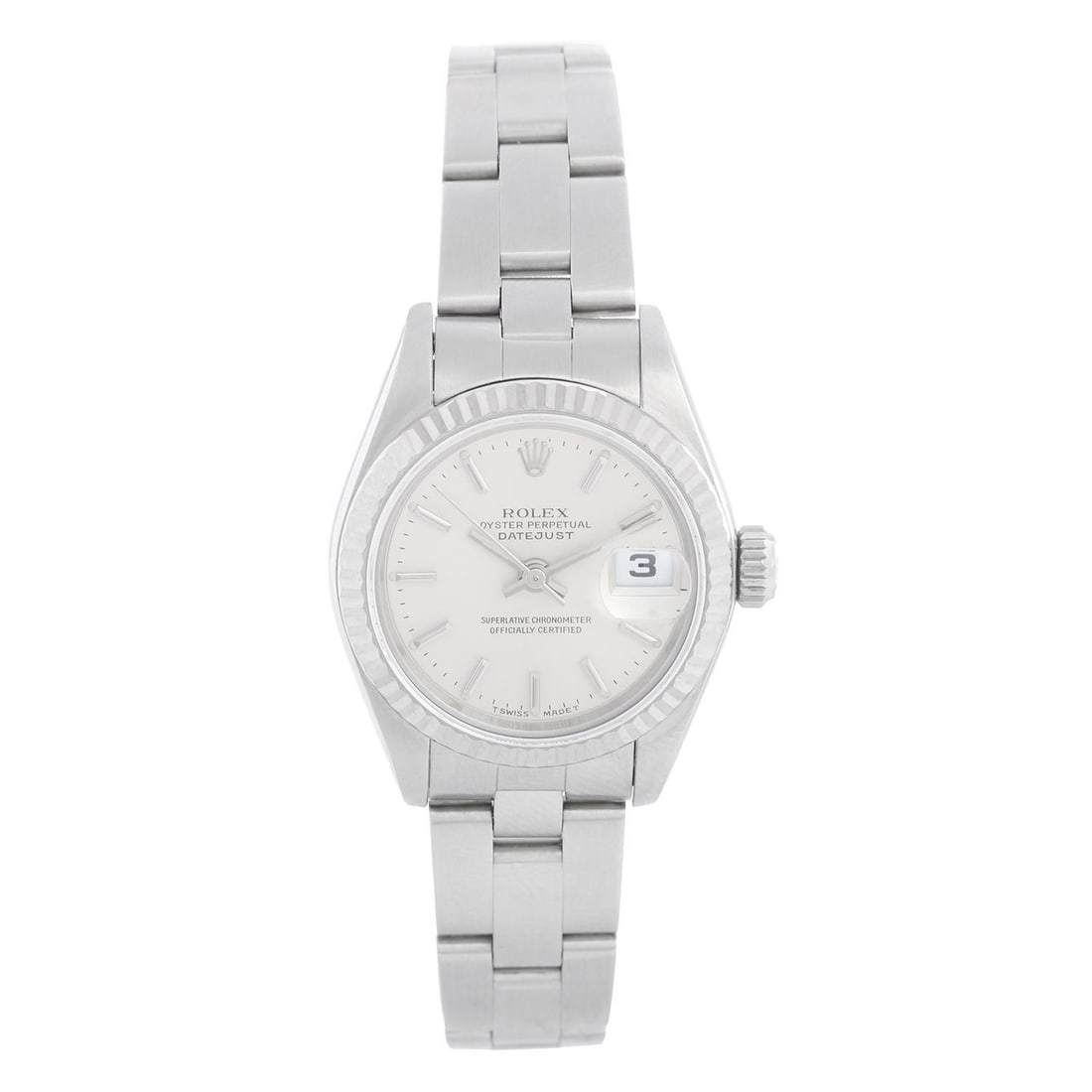 Rolex Ladies Datejust Stainless Steel: Rolex Ladies Datejust Stainless Steel Watch 69174 Brand: Rolex Movement: Automatic Place of Origin: Switzerland Period: 20th Century Date of Manufacture: 1996-1997 Condition: Excellent