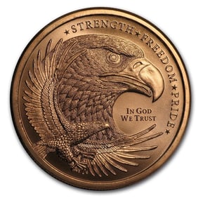 1 oz Copper Round - Eagle