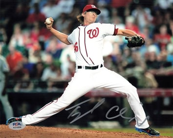tyler clippard signed 8x10 photo