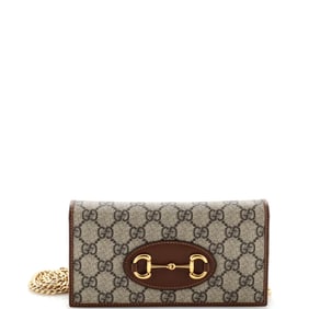 Gucci Horsebit 1955 Chain Wallet GG