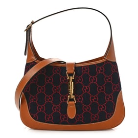 Gucci Wool Monogram Calfskin Small